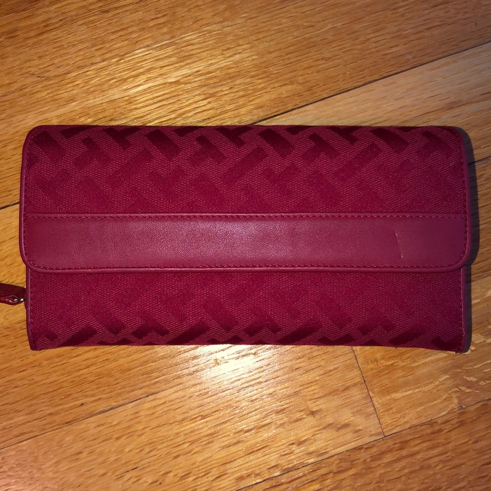 Red Talbots Wallet NWT